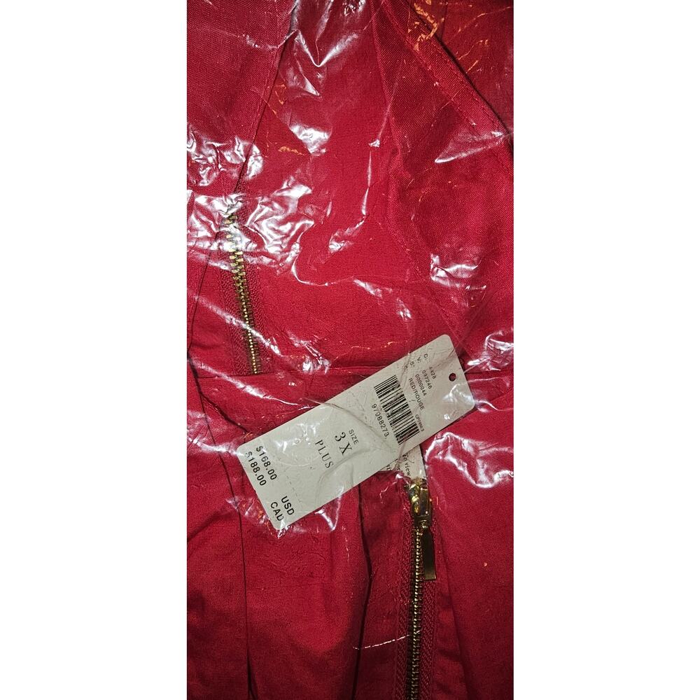 NWT ANTHROPOLOGIE Tommie Sleeveless Scoop-Neck Smocked Front-Zip Shirt Dress 3X - Picture 5 of 5